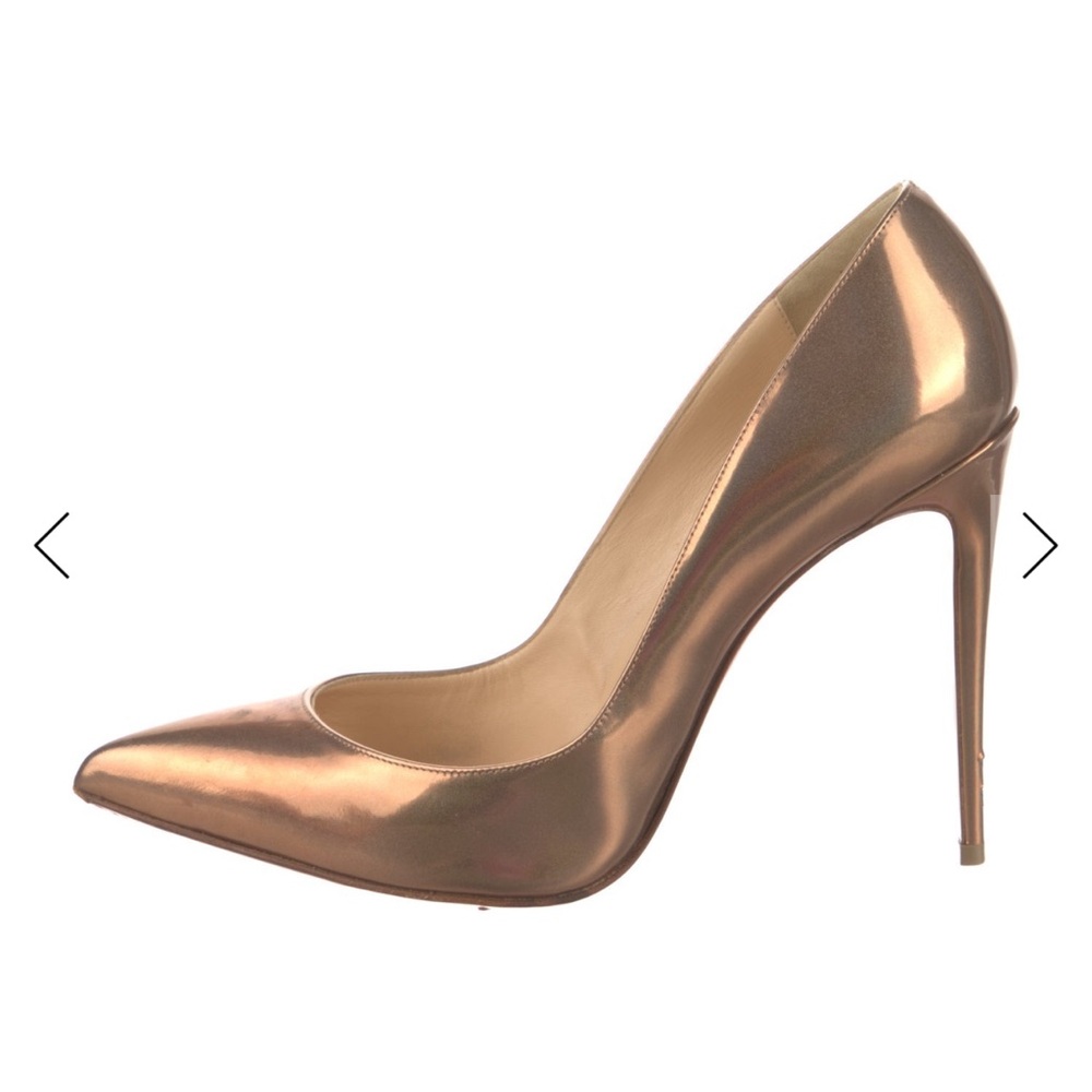 Christian Louboutin Gold Bronze Heels size 39.5
